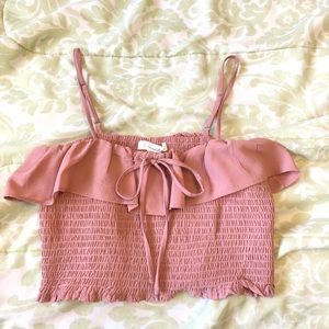Pink Crop Top